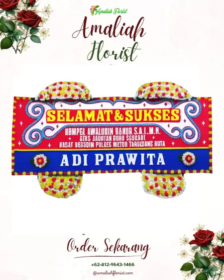 Papan Bunga Ucapan Selamat Besowo